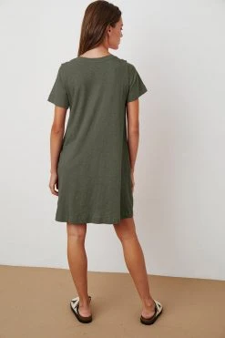 Velvet By Graham & Spencer LEIGH COTTON SLUB DRESS 21 Velvet By Graham & Spencer LEIGH COTTON SLUB DRESS
