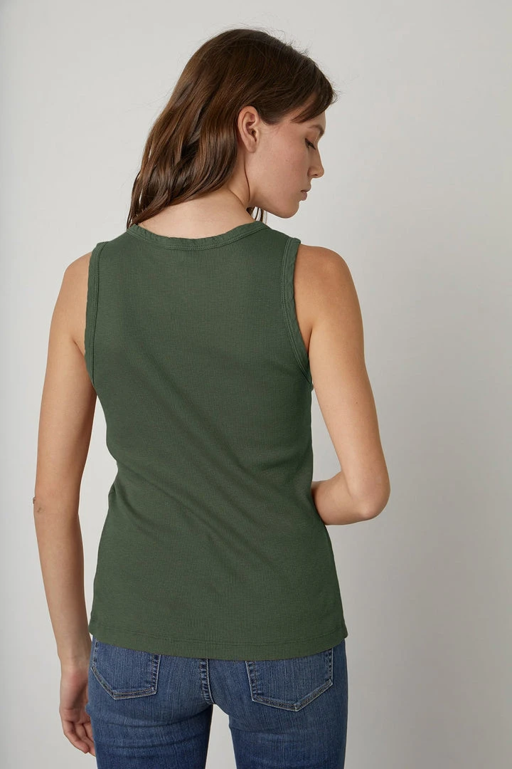 Velvet By Graham & Spencer Womens MAXIE RIBBED TANK TOP 6 Velvet By Graham & Spencer Womens MAXIE RIBBED TANK TOP