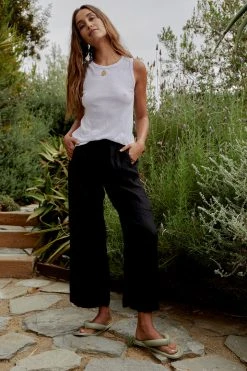 Velvet By Graham & Spencer Womens MAXIE RIBBED TANK TOP