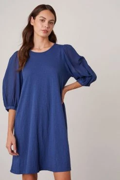 Velvet By Graham & Spencer ALEXIS PUFF SLEEVE DRESS