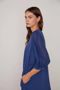 Velvet By Graham & Spencer ALEXIS PUFF SLEEVE DRESS