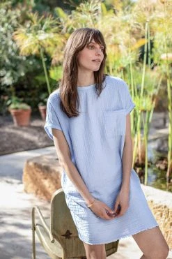 Velvet By Graham & Spencer HANNA COTTON SLUB MIX DRESS Womens 19 Velvet By Graham & Spencer HANNA COTTON SLUB MIX DRESS Womens