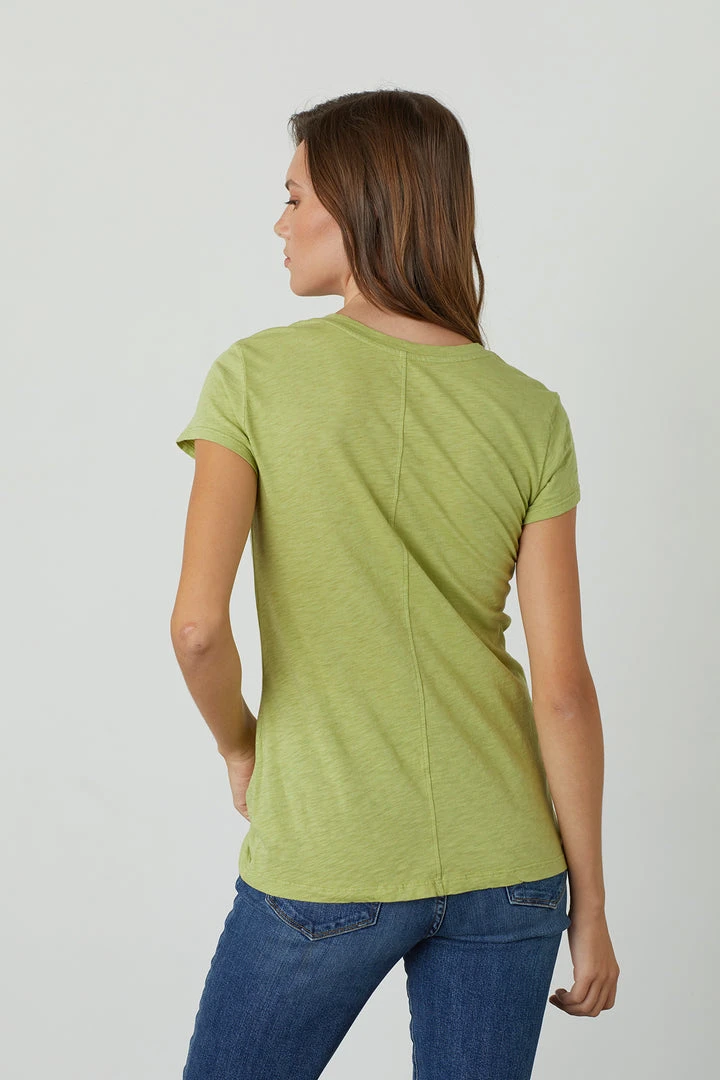Velvet By Graham & Spencer ODELIA COTTON SLUB CREW NECK TEE 9 Velvet By Graham & Spencer ODELIA COTTON SLUB CREW NECK TEE