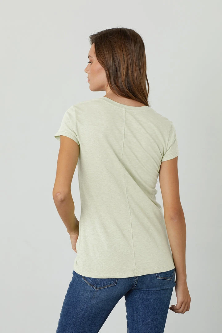 Velvet By Graham & Spencer ODELIA COTTON SLUB CREW NECK TEE 3 Velvet By Graham & Spencer ODELIA COTTON SLUB CREW NECK TEE