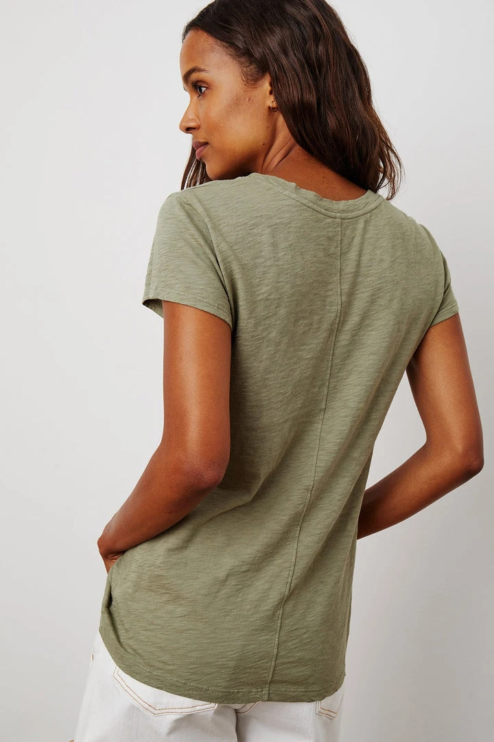Velvet By Graham & Spencer ODELIA COTTON SLUB CREW NECK TEE 12 Velvet By Graham & Spencer ODELIA COTTON SLUB CREW NECK TEE