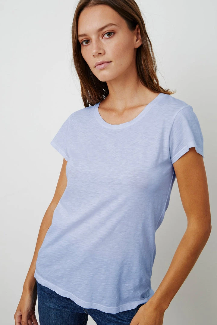 Velvet By Graham & Spencer ODELIA COTTON SLUB CREW NECK TEE 4 Velvet By Graham & Spencer ODELIA COTTON SLUB CREW NECK TEE