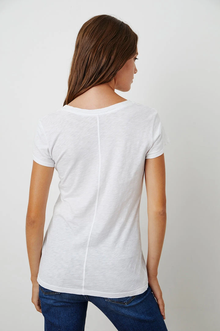 Velvet By Graham & Spencer ODELIA COTTON SLUB CREW NECK TEE 14 Velvet By Graham & Spencer ODELIA COTTON SLUB CREW NECK TEE