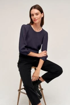 Velvet By Graham & Spencer REEBA COTTON CONTRAST TEE Womens 14 Velvet By Graham & Spencer REEBA COTTON CONTRAST TEE Womens