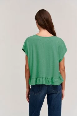 Velvet By Graham & Spencer Womens RHYE V-NECK TEE 9 Velvet By Graham & Spencer Womens RHYE V-NECK TEE