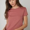 Velvet By Graham & Spencer SIERRA CREW NECK TEE Womens