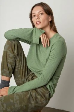 Velvet By Graham & Spencer SOFIA BELL SLEEVE TEE Womens