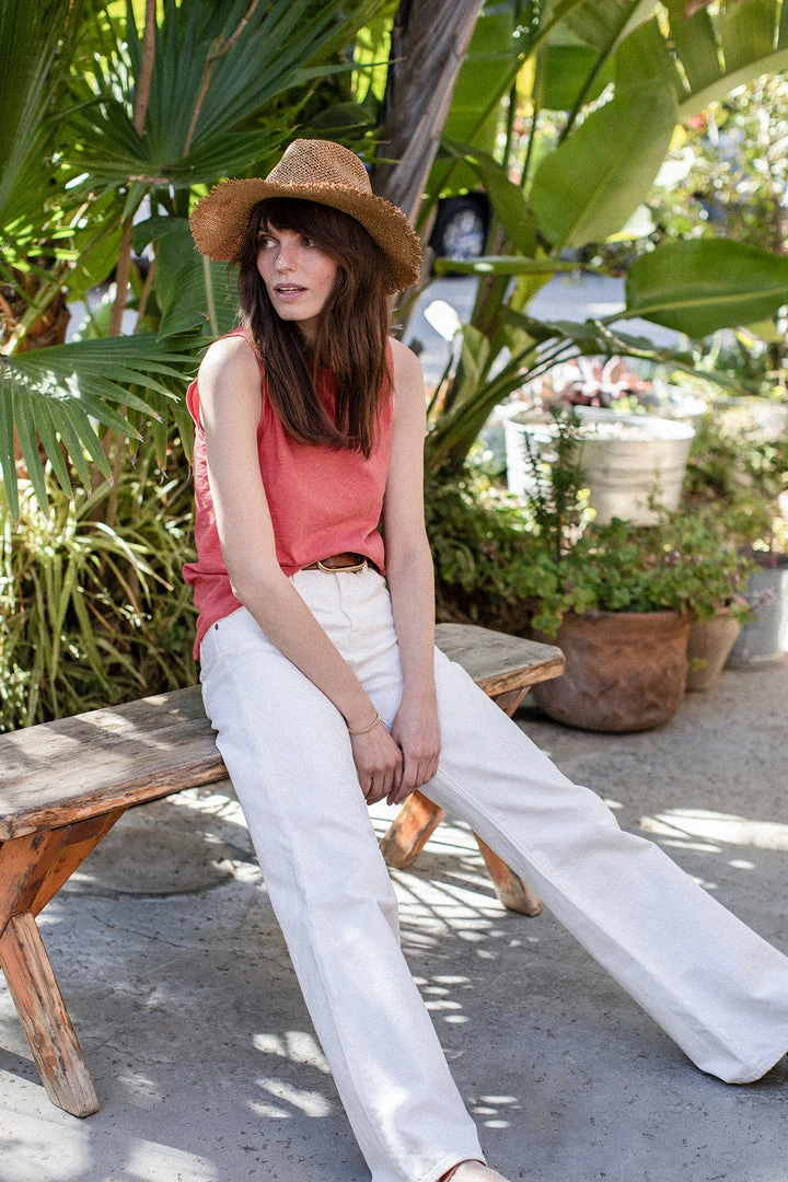 Velvet By Graham & Spencer TAURUS COTTON SLUB TANK 53 Velvet By Graham & Spencer TAURUS COTTON SLUB TANK