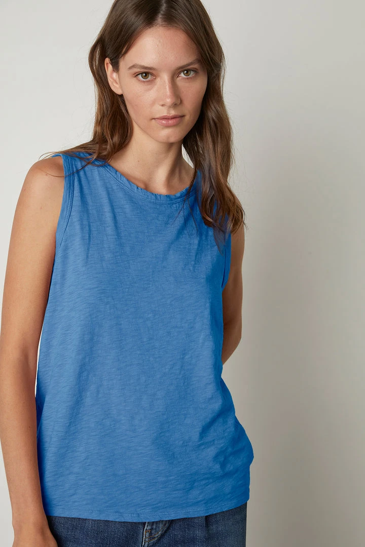 Velvet By Graham & Spencer TAURUS COTTON SLUB TANK 13 Velvet By Graham & Spencer TAURUS COTTON SLUB TANK