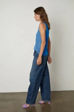 Velvet By Graham & Spencer TAURUS COTTON SLUB TANK 90 Velvet By Graham & Spencer TAURUS COTTON SLUB TANK