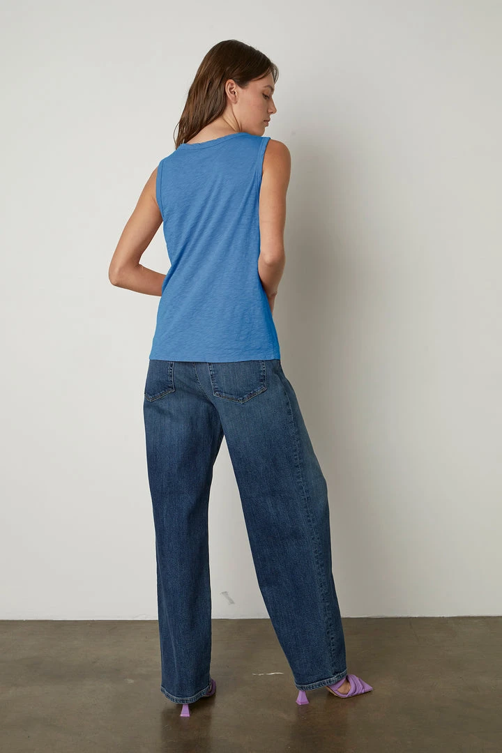 Velvet By Graham & Spencer TAURUS COTTON SLUB TANK 16 Velvet By Graham & Spencer TAURUS COTTON SLUB TANK