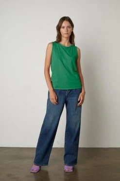 Velvet By Graham & Spencer TAURUS COTTON SLUB TANK 79 Velvet By Graham & Spencer TAURUS COTTON SLUB TANK