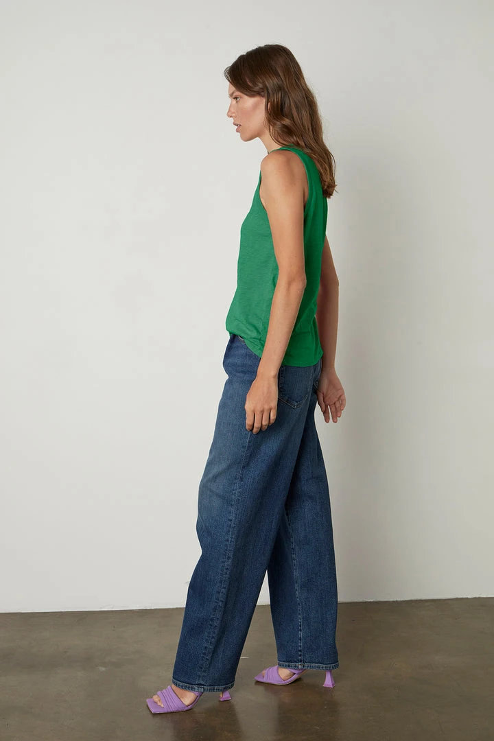 Velvet By Graham & Spencer TAURUS COTTON SLUB TANK 5 Velvet By Graham & Spencer TAURUS COTTON SLUB TANK