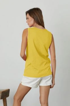 Velvet By Graham & Spencer TAURUS COTTON SLUB TANK 86 Velvet By Graham & Spencer TAURUS COTTON SLUB TANK
