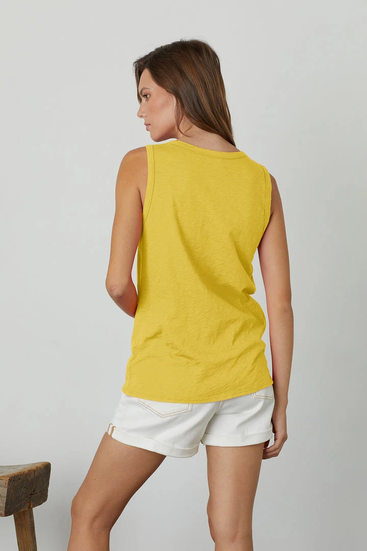 Velvet By Graham & Spencer TAURUS COTTON SLUB TANK 11 Velvet By Graham & Spencer TAURUS COTTON SLUB TANK