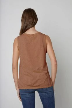 Velvet By Graham & Spencer TAURUS COTTON SLUB TANK Womens 18 Velvet By Graham & Spencer TAURUS COTTON SLUB TANK Womens