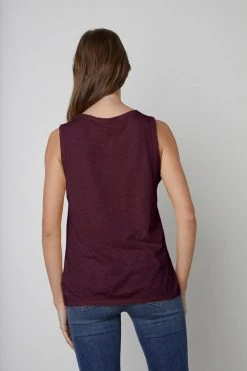 Velvet By Graham & Spencer TAURUS COTTON SLUB TANK Womens 31 Velvet By Graham & Spencer TAURUS COTTON SLUB TANK Womens