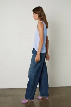 Velvet By Graham & Spencer TAURUS COTTON SLUB TANK 134 Velvet By Graham & Spencer TAURUS COTTON SLUB TANK