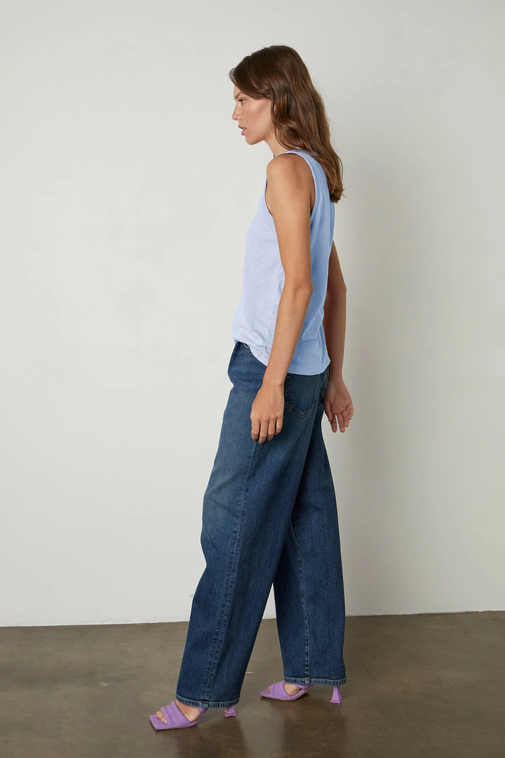 Velvet By Graham & Spencer TAURUS COTTON SLUB TANK 59 Velvet By Graham & Spencer TAURUS COTTON SLUB TANK