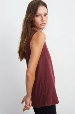 Velvet By Graham & Spencer Womens TAURUS COTTON SLUB TANK