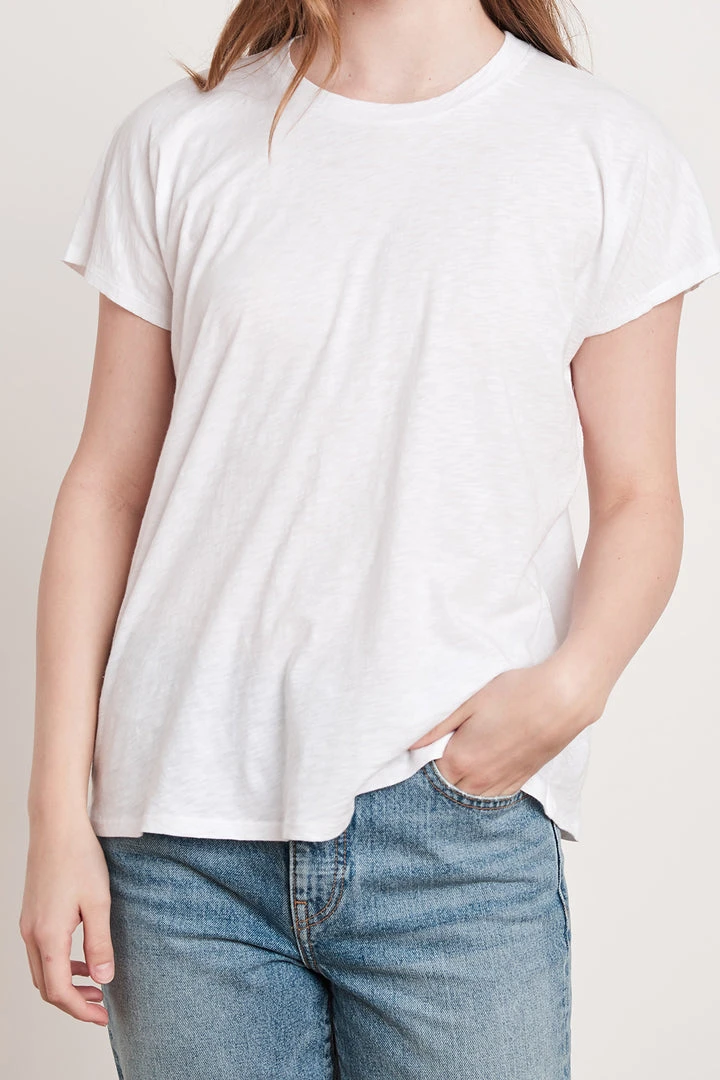 Velvet By Graham & Spencer TOOTSI CREW NECK TEE Womens 4 Velvet By Graham & Spencer TOOTSI CREW NECK TEE Womens