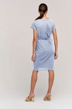 Velvet By Graham & Spencer Womens VERONICA COTTON SLUB WRAP DRESS 7 Velvet By Graham & Spencer Womens VERONICA COTTON SLUB WRAP DRESS