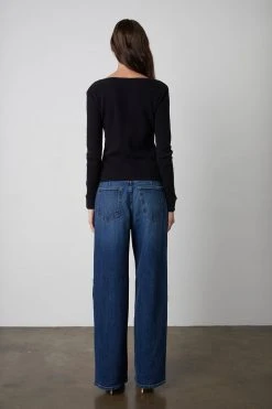 Velvet By Graham & Spencer Womens HILARY COTTON THERMAL HENLEY 15 Velvet By Graham & Spencer Womens HILARY COTTON THERMAL HENLEY