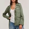Velvet By Graham & Spencer RUBY LIGHT-WEIGHT ARMY JACKET Womens