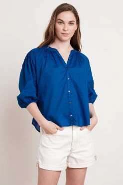 Velvet By Graham & Spencer EMBERLY BUTTON-UP BLOUSE Womens 8 Velvet By Graham & Spencer EMBERLY BUTTON-UP BLOUSE Womens