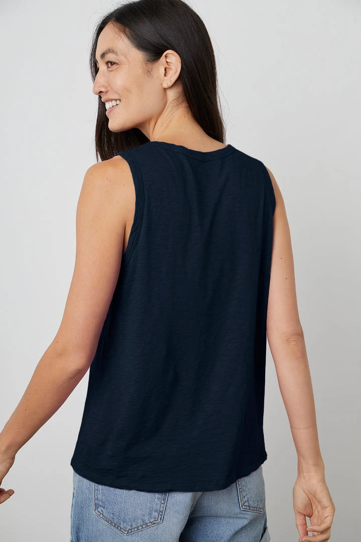 Velvet By Graham & Spencer TAURUS COTTON SLUB TANK 75 Velvet By Graham & Spencer TAURUS COTTON SLUB TANK