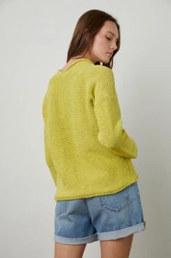 Velvet By Graham & Spencer JAZ TEXTURED TAPE YARN CARDIGAN Womens 28 Velvet By Graham & Spencer JAZ TEXTURED TAPE YARN CARDIGAN Womens