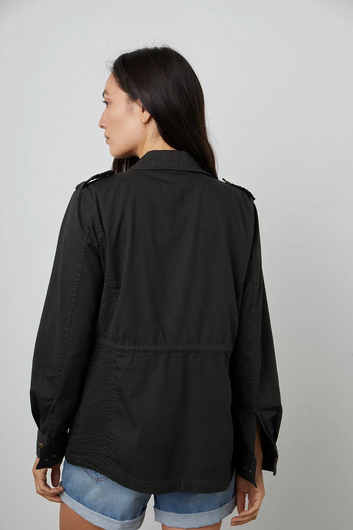 Velvet By Graham & Spencer RUBY LIGHT-WEIGHT ARMY JACKET Womens 31 Velvet By Graham & Spencer RUBY LIGHT-WEIGHT ARMY JACKET Womens