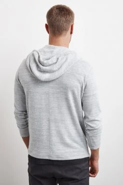 Velvet By Graham & Spencer LOUDON COZY HEATHER JERSEY ZIP HOODIE