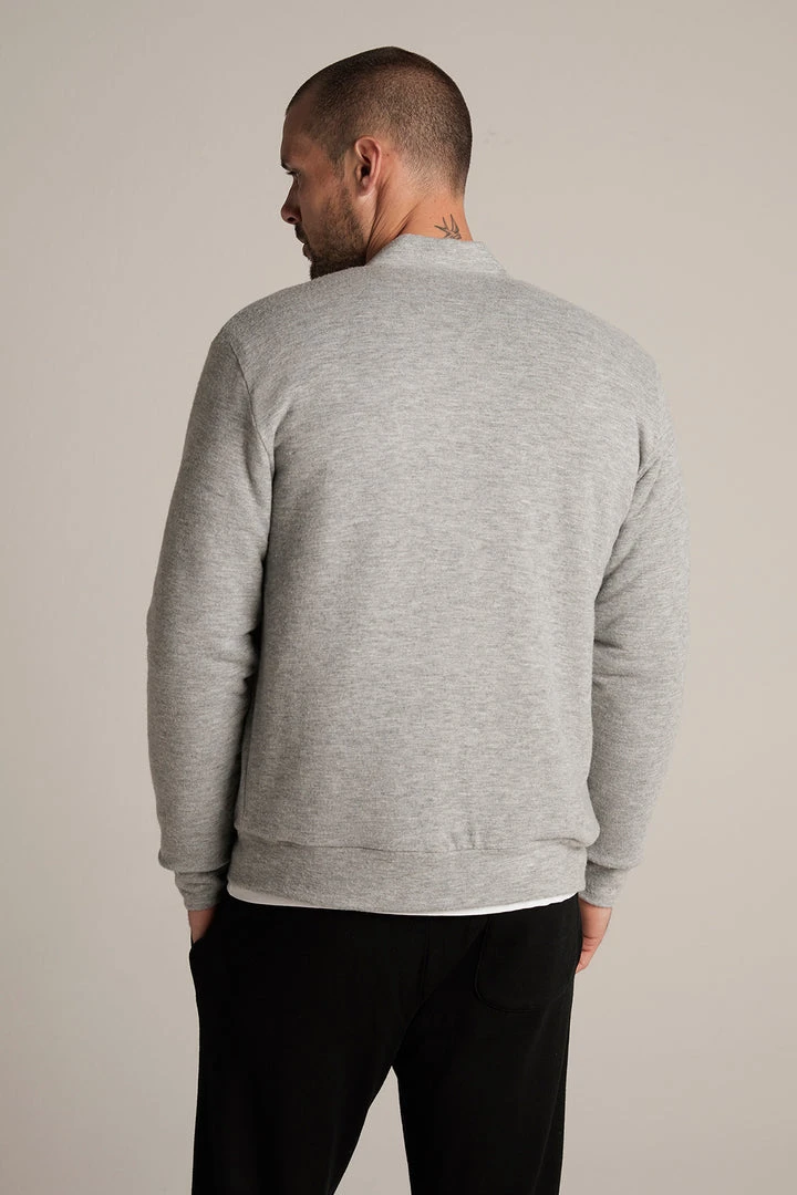 Velvet By Graham & Spencer CABE COZY JERSEY BOMBER JACKET Mens 3 Velvet By Graham & Spencer CABE COZY JERSEY BOMBER JACKET Mens