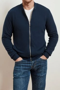 Velvet By Graham & Spencer Mens CABE COZY JERSEY BOMBER JACKET 15 Velvet By Graham & Spencer Mens CABE COZY JERSEY BOMBER JACKET