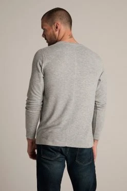 Velvet By Graham & Spencer FAUST MARLED COZY JERSEY HENLEY Mens