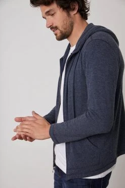 Velvet By Graham & Spencer LOUDON ZIP HOODIE 10 Velvet By Graham & Spencer LOUDON ZIP HOODIE