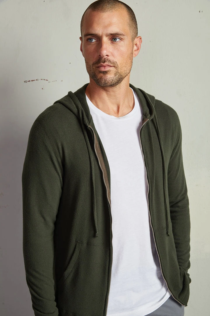 Velvet By Graham & Spencer LOUDON ZIP HOODIE 1 Velvet By Graham & Spencer LOUDON ZIP HOODIE