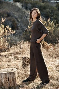 Velvet By Graham & Spencer TYLER WIDE LEG LOUNGE PANT Womens 13 Velvet By Graham & Spencer TYLER WIDE LEG LOUNGE PANT Womens