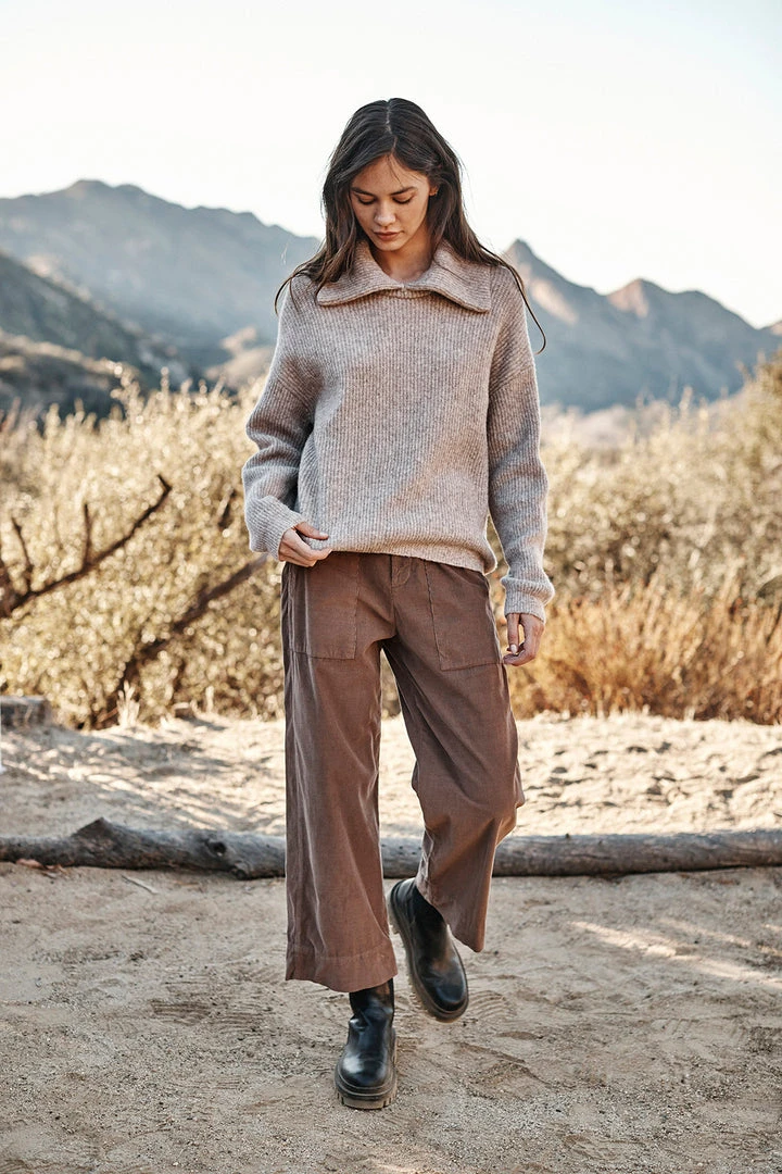 Velvet By Graham & Spencer VERA CORDUROY WIDE LEG PANT Womens 7 Velvet By Graham & Spencer VERA CORDUROY WIDE LEG PANT Womens