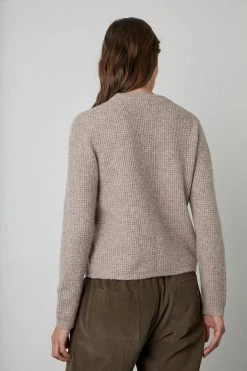 Velvet By Graham & Spencer NADIE HONEYCOMB SWEATER