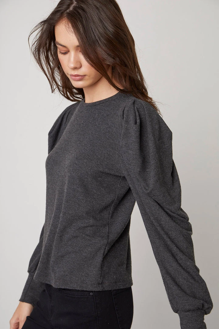 Velvet By Graham & Spencer Womens BIANCA PUFF SLEEVE TOP 8 Velvet By Graham & Spencer Womens BIANCA PUFF SLEEVE TOP