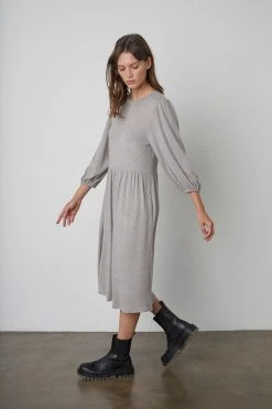 Velvet By Graham & Spencer SCARLET PUFF SLEEVE DRESS 11 Velvet By Graham & Spencer SCARLET PUFF SLEEVE DRESS