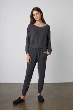 Velvet By Graham & Spencer JUDY DRAWSTRING SWEATPANT