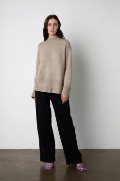 Velvet By Graham & Spencer Womens DANNY MOCK NECK SWEATER 7 Velvet By Graham & Spencer Womens DANNY MOCK NECK SWEATER