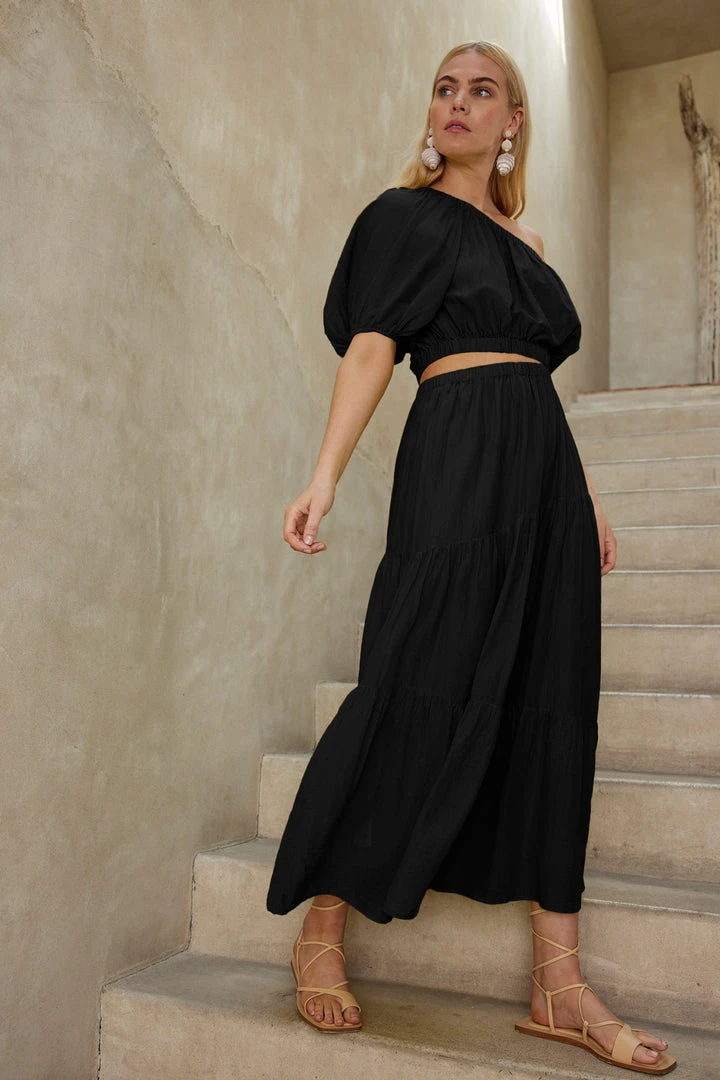 Velvet By Graham & Spencer CRISTA ONE SHOULDER MAXI DRESS Womens 2 Velvet By Graham & Spencer CRISTA ONE SHOULDER MAXI DRESS Womens